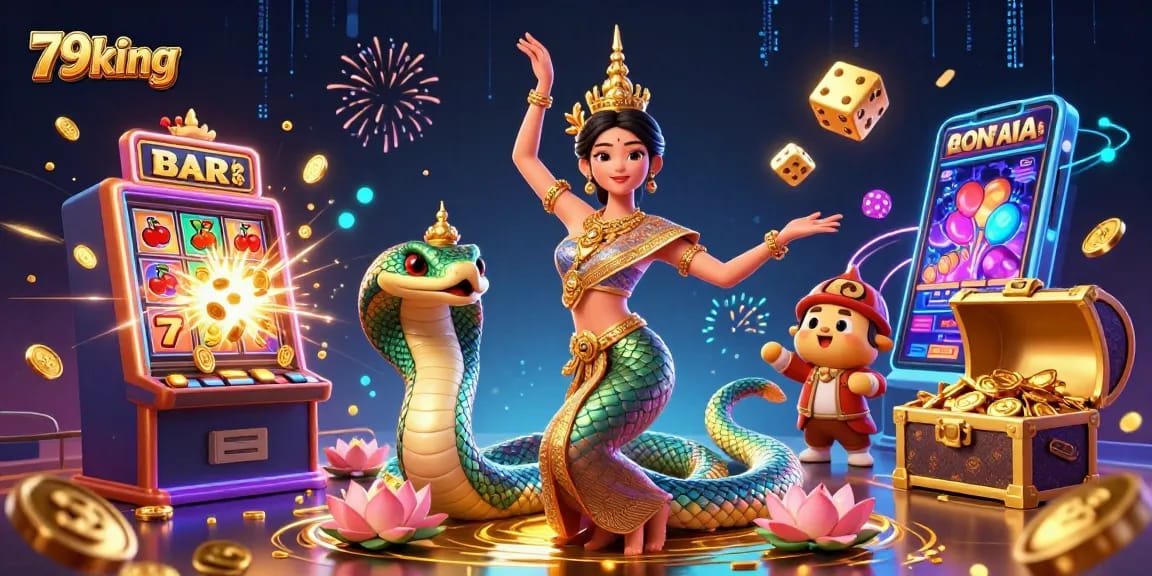 Play slots at 79king for thrilling jackpots with colorful casino visuals and immersive fun.