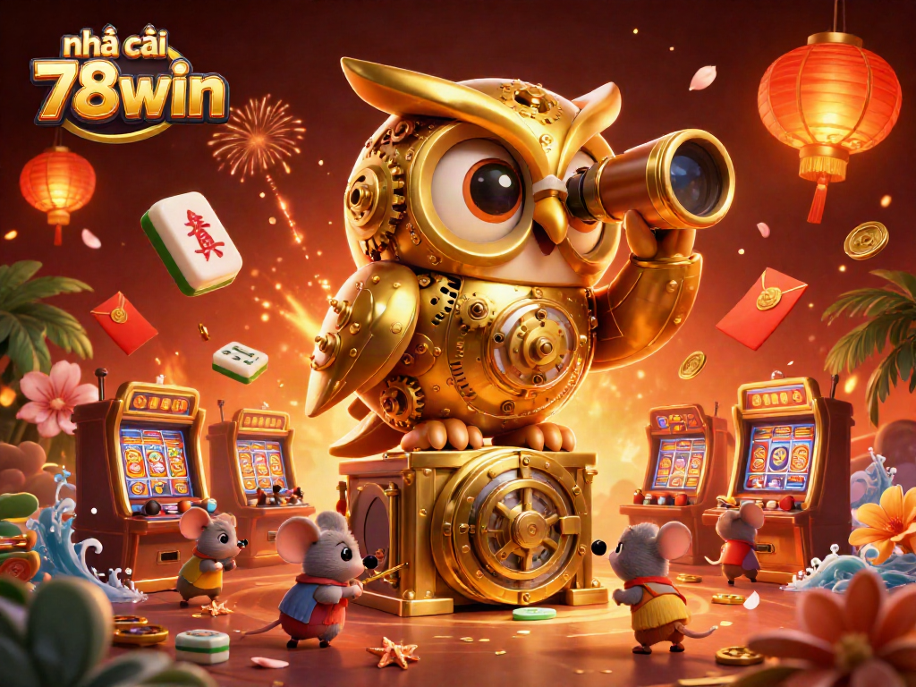 Engage with nhà cái 78win in a vibrant 3D casino world full of dynamic elements and energetic characters.