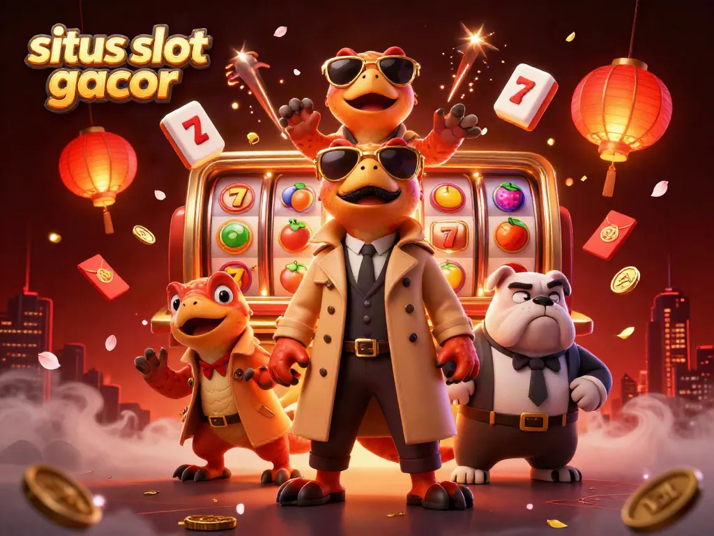 Experience situs slot gacor with a comedic twist featuring raptors attempting a casino entry.