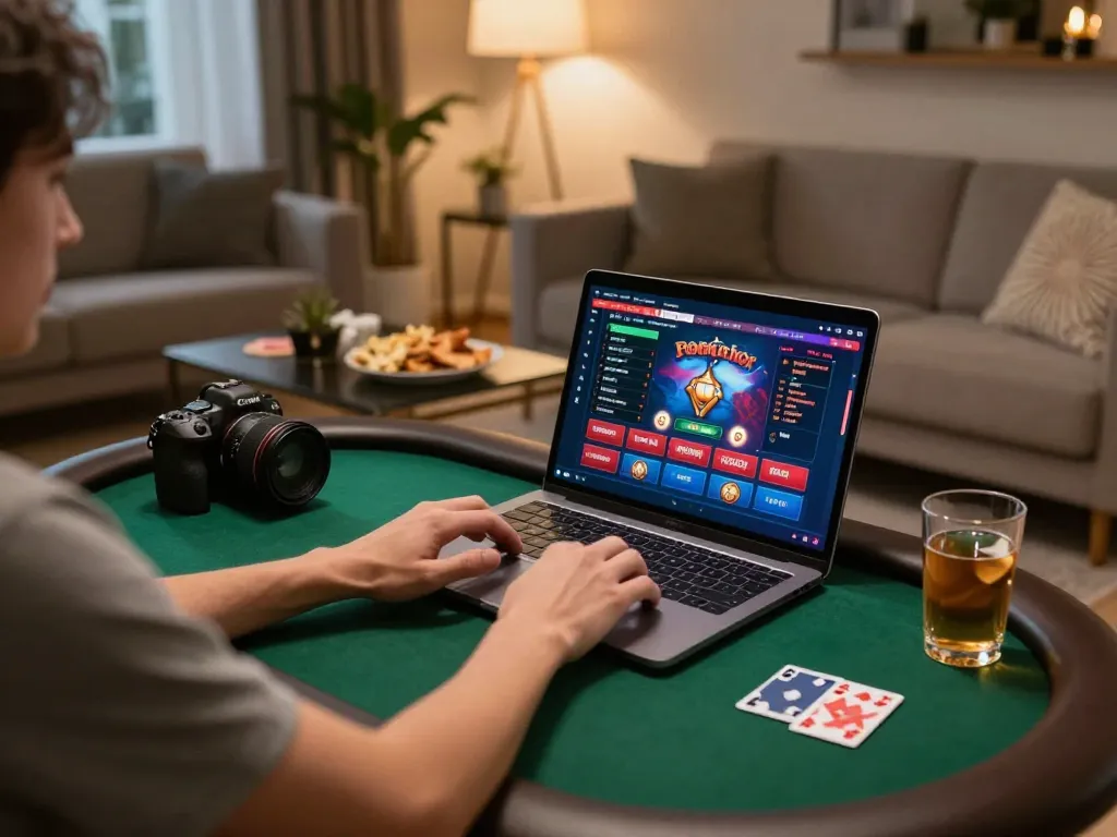 Engaging in online poker at home with nhà cái 98win in a cozy gaming environment