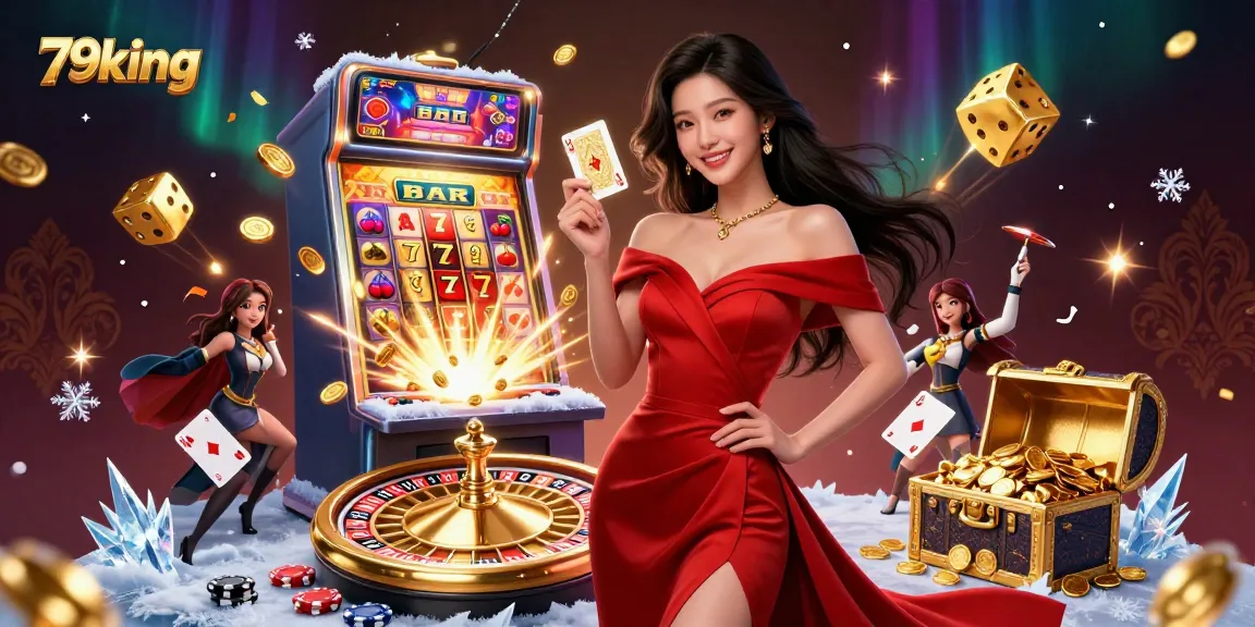 Experience thrill with 79king at an elegant casino scene showcasing vibrant games and winning chances.
