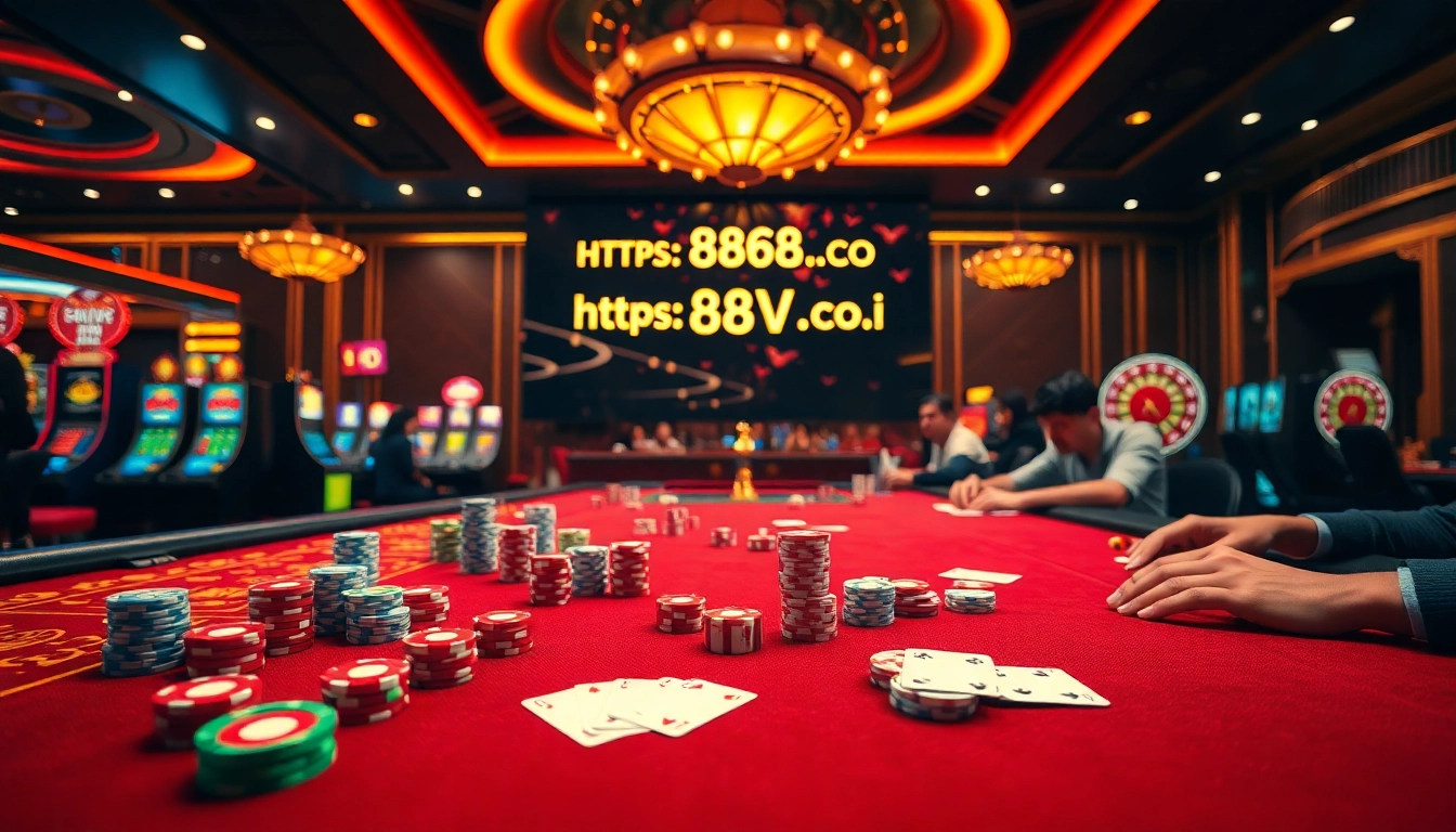 Action-packed casino experience at https://888vv.co.com/ showcasing thrilling gaming and luxurious ambiance.