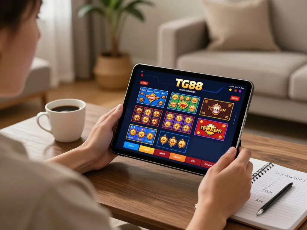 Experience gaming at TG88 online casino platform with engaging strategy notes and cozy ambiance.