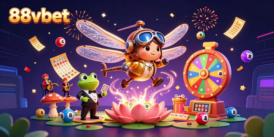 Experience the vibrant 88vbet casino world with lively characters and dynamic game elements.