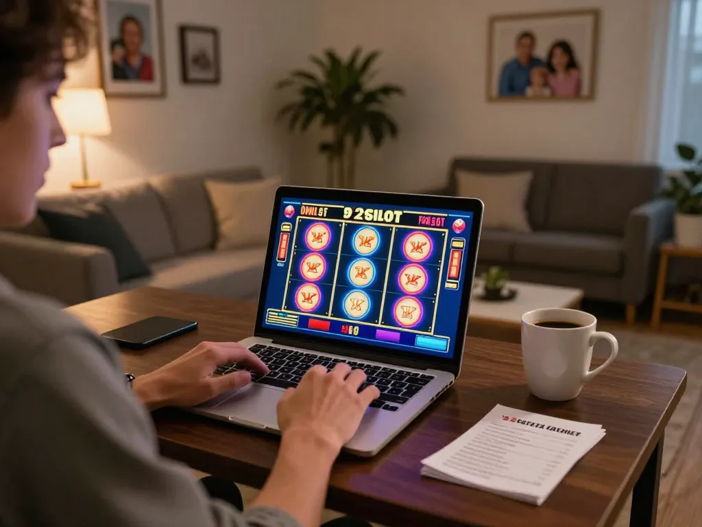 Play thrilling slot games at 92slot with an engaging online gaming setup.