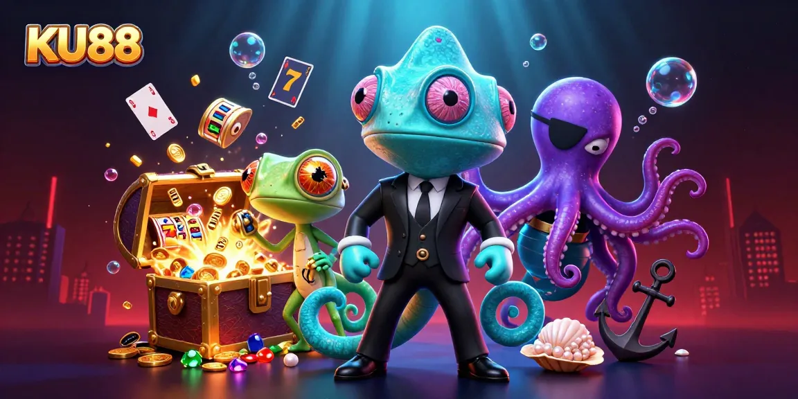 Join the excitement at KU88 Casino with vibrant characters and engaging games!