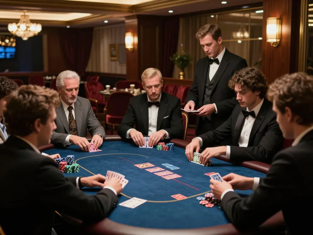 Players engage in a high-stakes game at TIP88 casino, showcasing strategic poker action