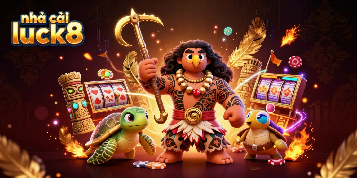 Experience thrilling gameplay at nhà cái luck8 with a vibrant, action-packed casino scene featuring unique characters and rich visuals.