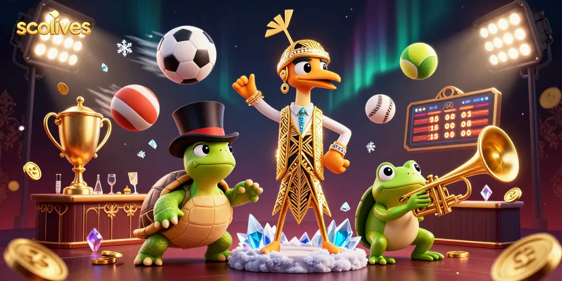 Socolives offers an immersive sports streaming experience with engaging elements, featuring lively characters and dynamic sports visuals.