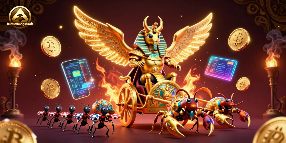 Engage in thrilling gameplay at linebetbangladesh with vibrant characters and casino elements.