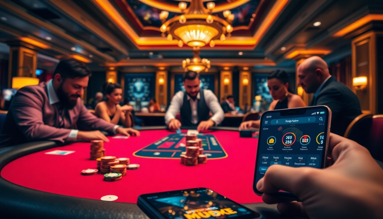 Engage in thrilling poker action at https://mubet.me/ with colorful chips and professional dealers.