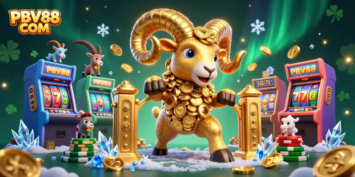 Experience thrilling wins at PBV88 COM with vibrant casino-themed 3D illustration showcasing games and excitement.