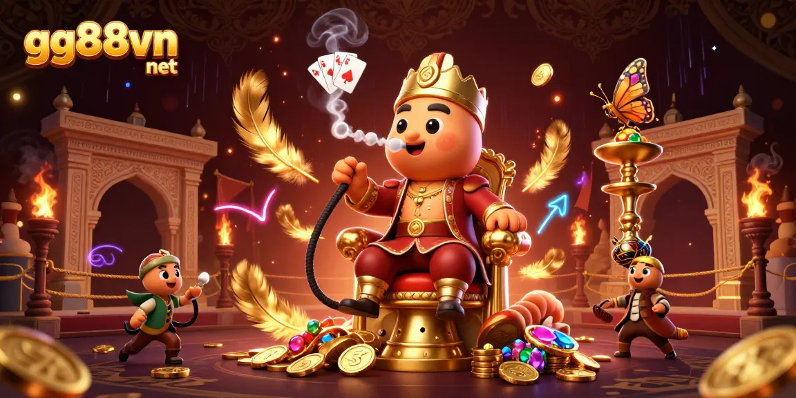 Experience the thrill of gameplay with gg88vn net’s vibrant 3D casino illustration showcasing dynamic gaming features.