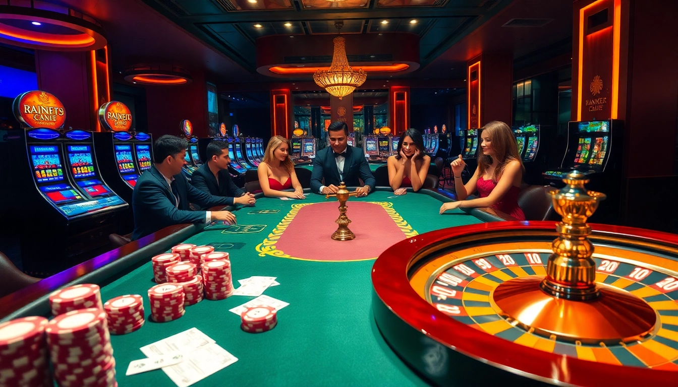 Intense poker play at https://9bet.today/ casino table with vibrant chips and dynamic atmosphere.