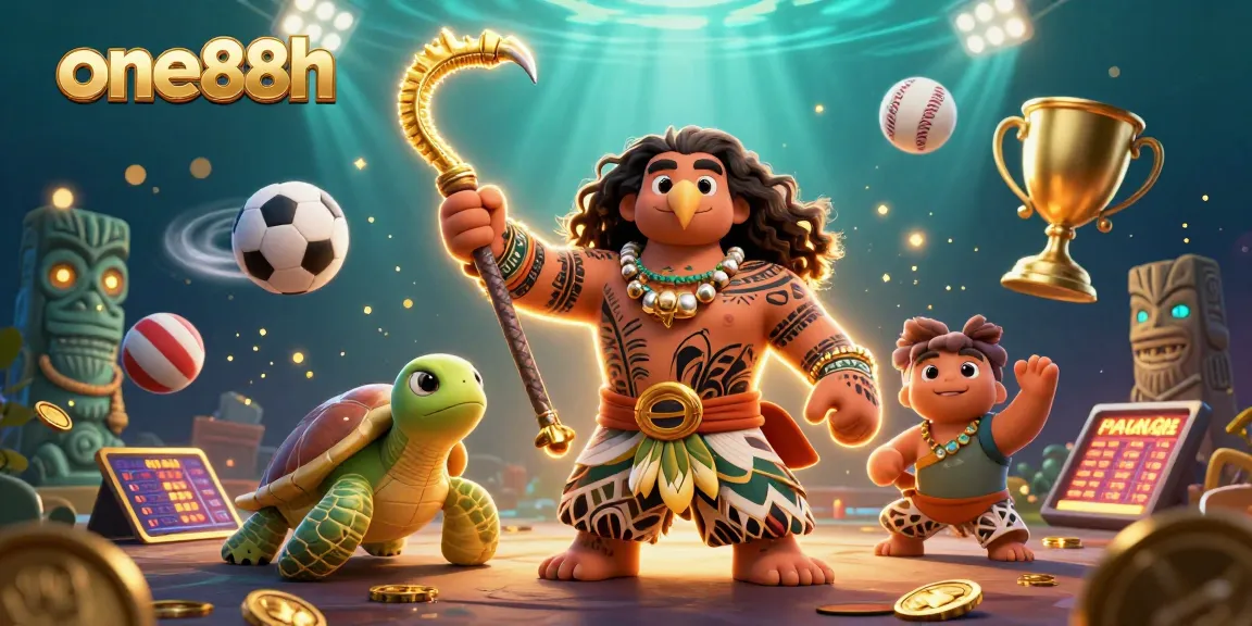 Experience thrilling gameplay at one88h with a dynamic illustration of sports betting excitement.