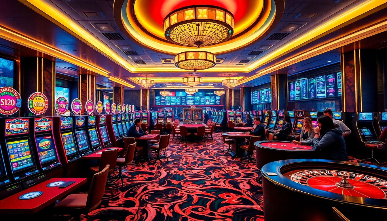 Experience the thrill of nohu90 social in a vibrant casino setting with dynamic slot machines and poker games.