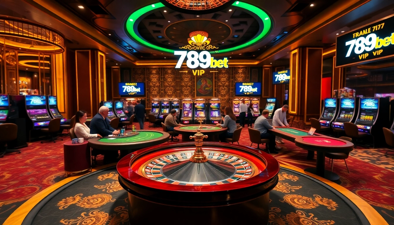 Experience high-stakes gaming with 789bet vip at a luxurious casino setting.
