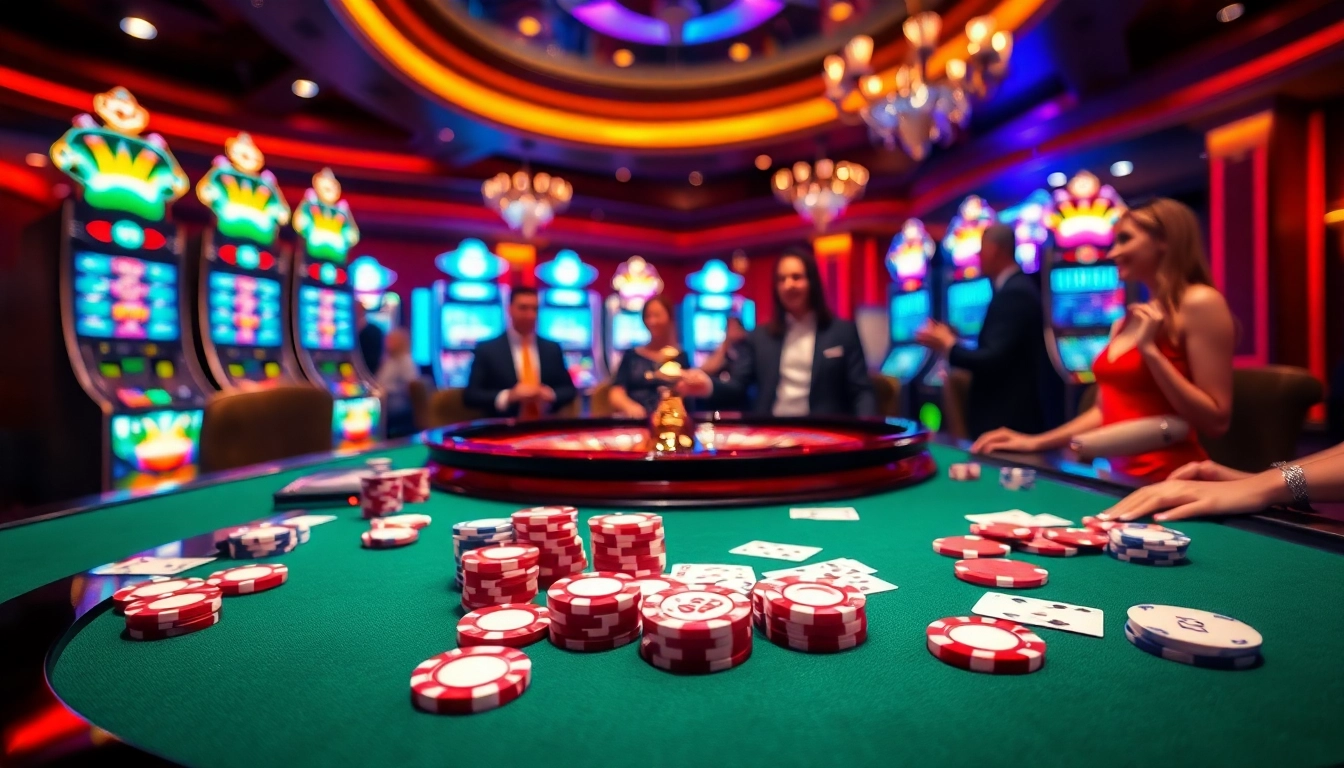 Experience thrilling gaming at 888new com with colorful casino tables and excited players.