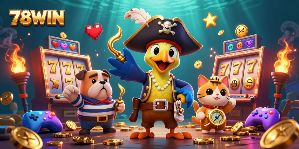 Experience the thrill of 78WIN with pirate-themed slot adventures and interactive gameplay.