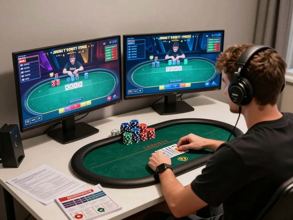 Engaging online poker gameplay showcasing Go 88 strategies with players in action and dynamic betting.