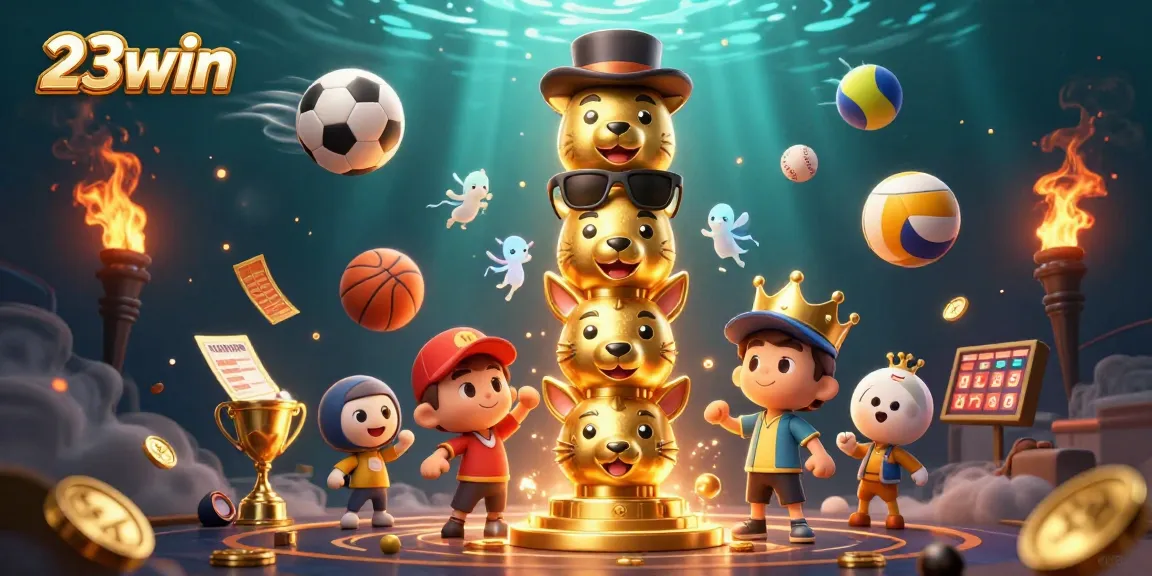 Experience excitement at 23win with dynamic sports betting elements and vibrant casino themes.