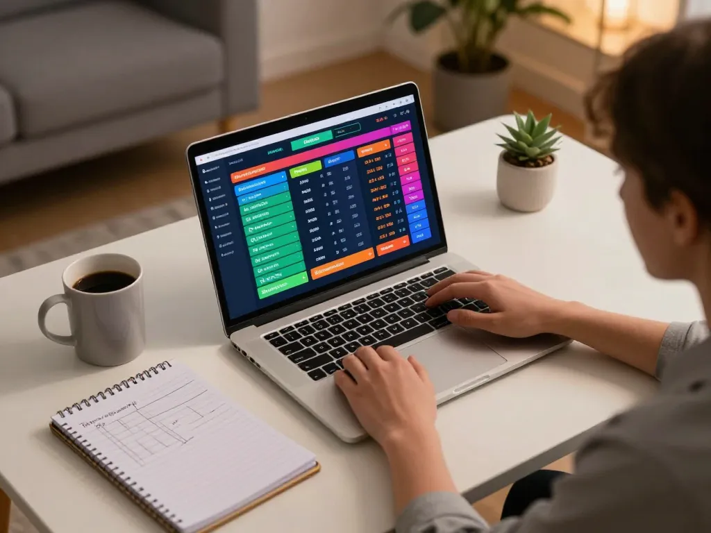 Betting strategies on vuabet88i app displayed on a laptop during an online gambling session