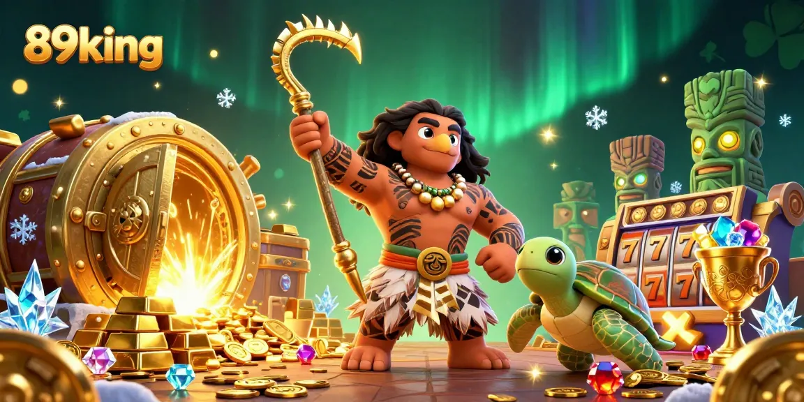 89king offers a thrilling casino experience with vibrant slot reels and captivating 3D characters.