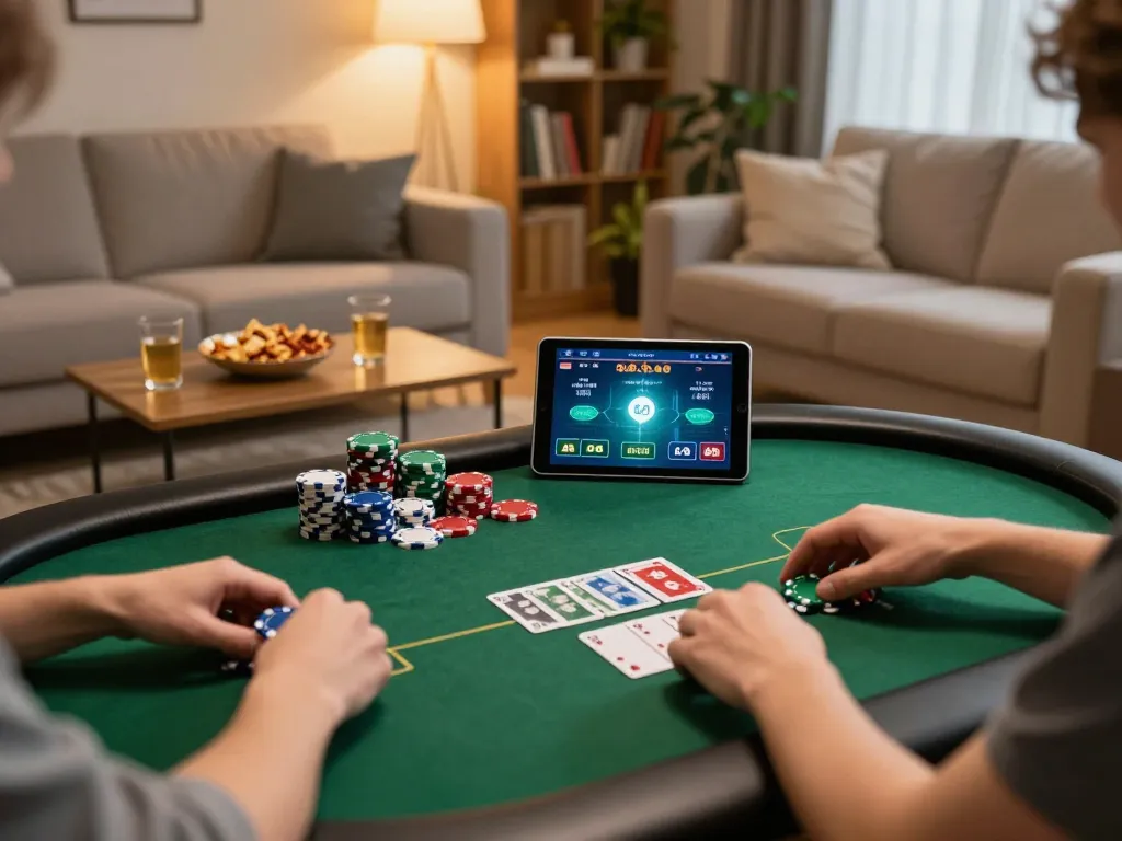 Enjoy the excitement of online poker at home with 888bgo on your tablet, enhancing your gaming experience.