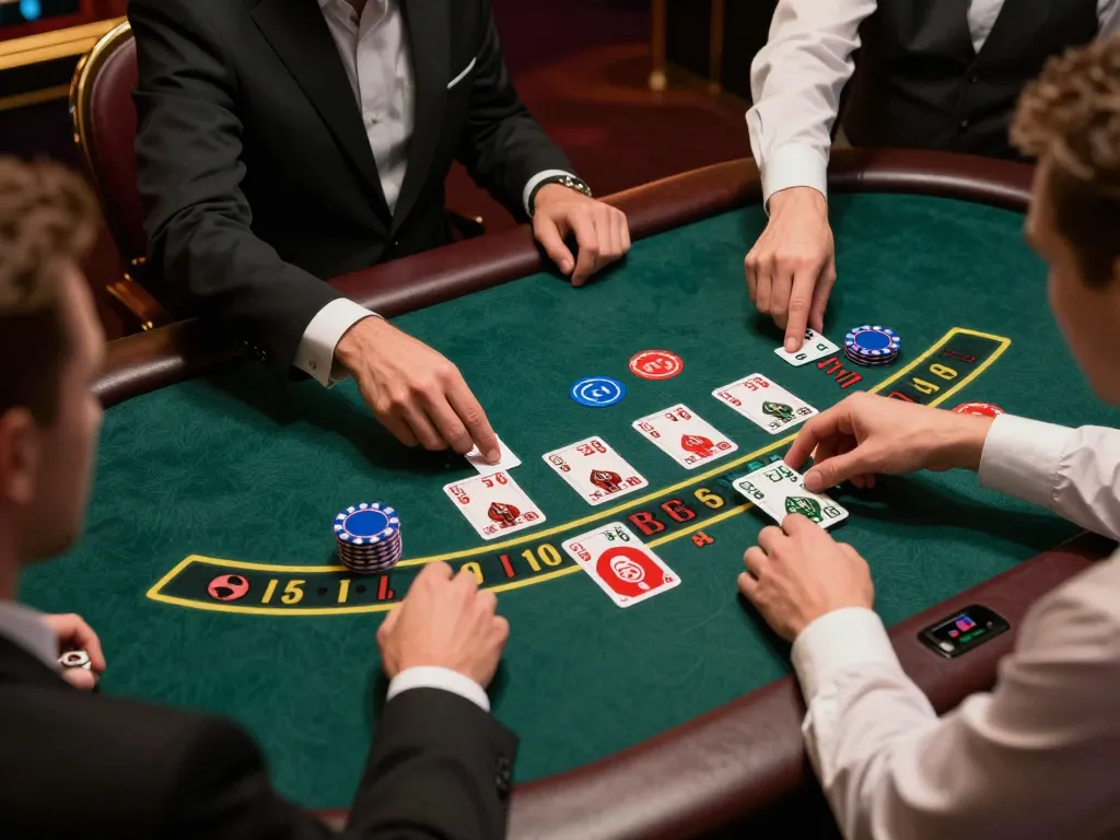SX88 casino players engaging in an exciting online blackjack game with dynamic visuals and interactive elements.