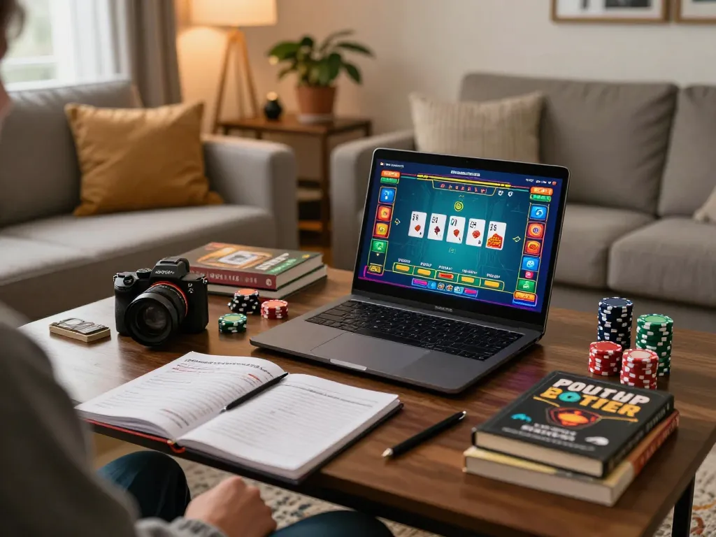 Engage in live baccarat gameplay on https://go8.agency/ from a cozy home setup, showcasing strategic decision-making and relaxation.