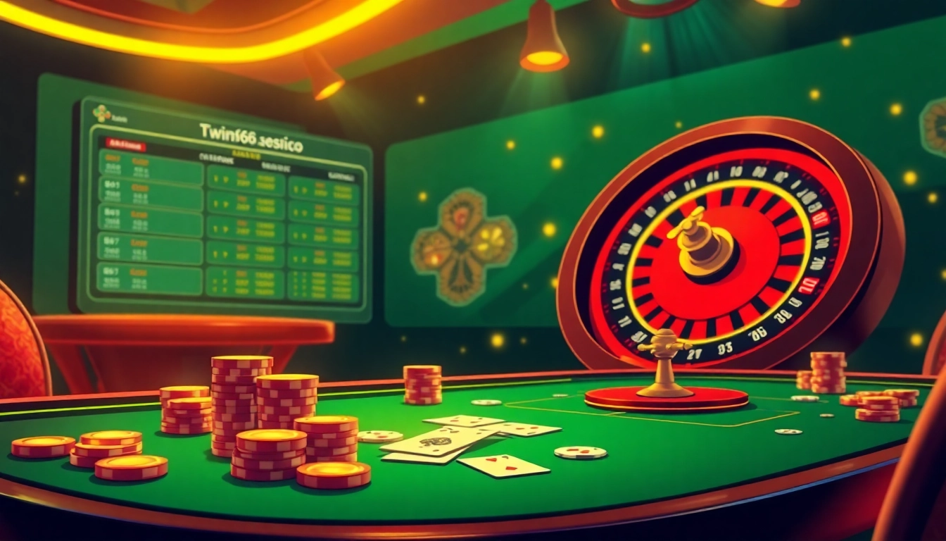 Experience thrilling gameplay at twin68.digital with engaging casino tables and vibrant betting interfaces.