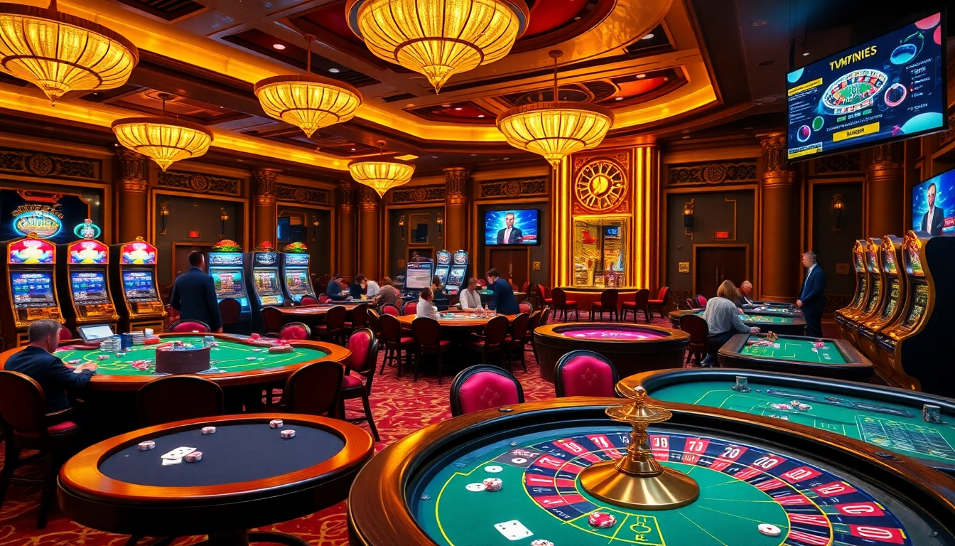 Engaging casino scene with luxurious elements, focusing on 7M gaming excitement and professional gambling.