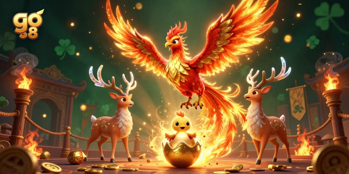 Experience thrilling gameplay at go 88 with dynamic creatures, golden coins, and vibrant casino elements.