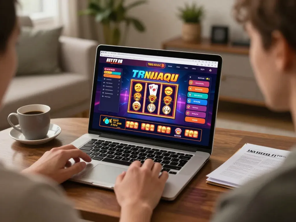Enjoying DN 88 online casino gameplay at home with engaging graphics and strategies