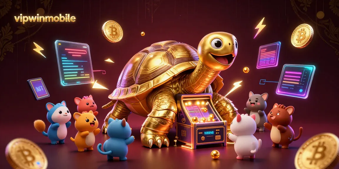 Experience the excitement of vipwinmobile with animated characters engaging in thrilling casino games.