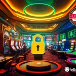 Dynamic online gambling scene showcasing hello88win.live, illustrating excitement, trust, and diverse gaming options.