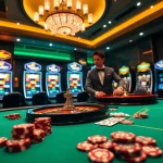 Experience thrilling gameplay at NK88 com with vibrant casino tables and lively gaming action.