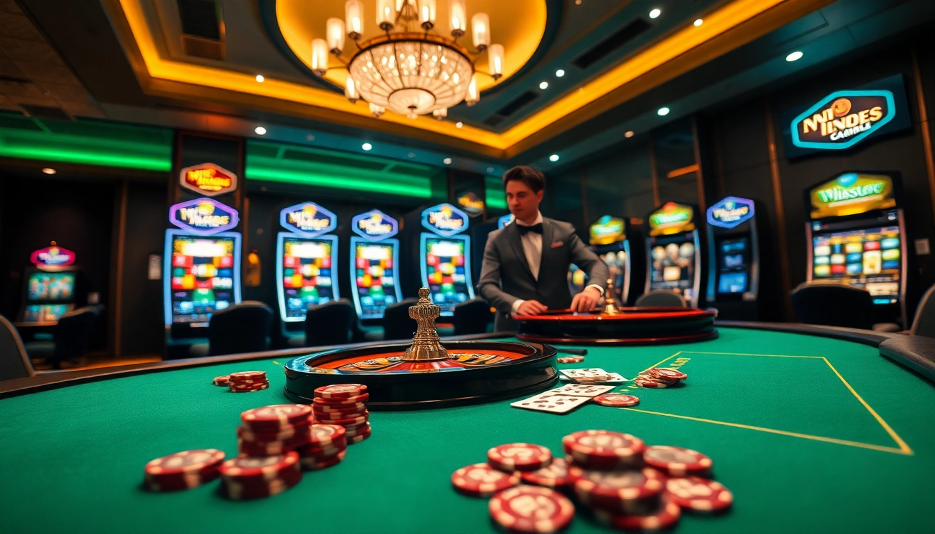 Experience thrilling gameplay at NK88 com with vibrant casino tables and lively gaming action.