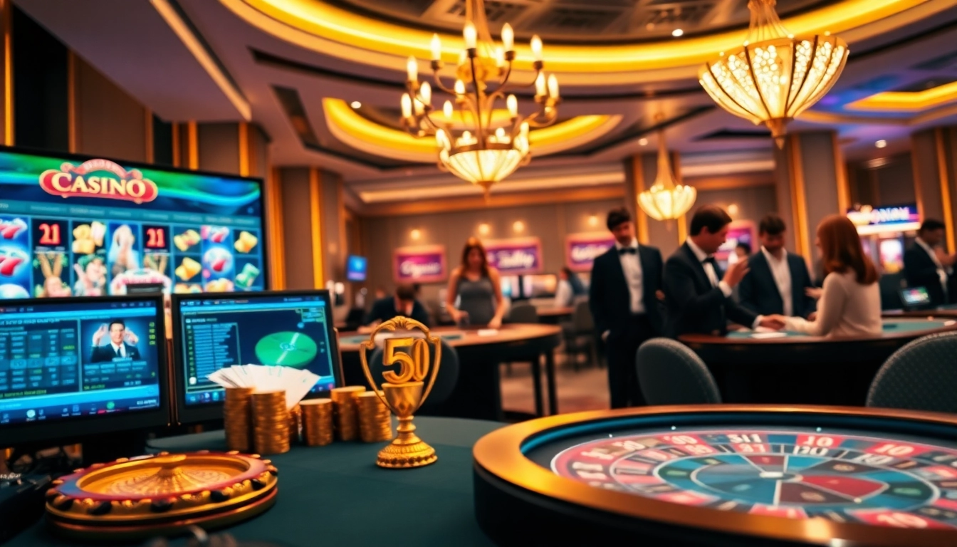 Engaging casino experience at 566, showcasing players enjoying diverse games in a vibrant atmosphere.