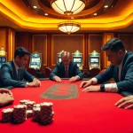 Experience high-stakes poker action at jl55 casino, with vibrant tables and luxurious atmosphere.