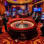 Engage with the TR88 GAME as players place thrilling bets at an elegant casino.