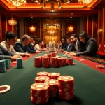 Experience high-stakes poker action at https://99okwin.live with colorful chips and cards on a vibrant table.