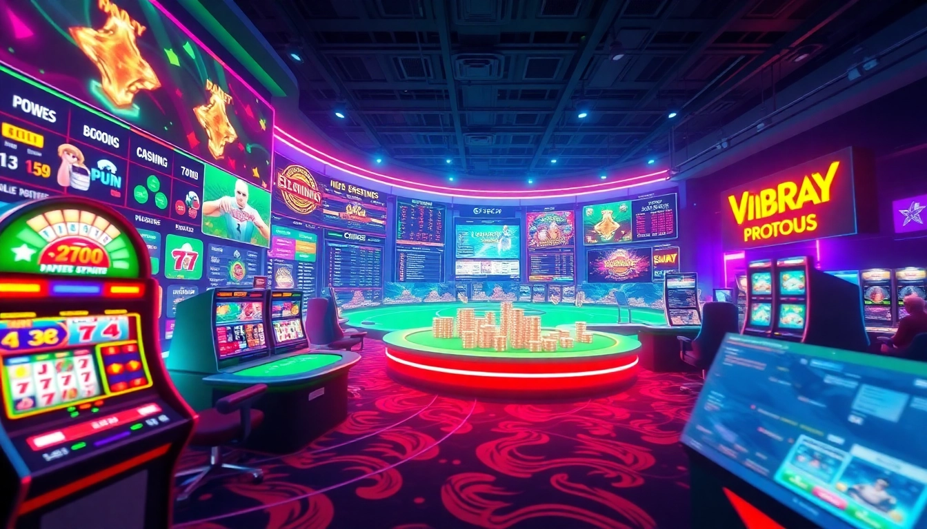 Engaging digital casino interface at luck8win.live showcasing vibrant games and betting options.