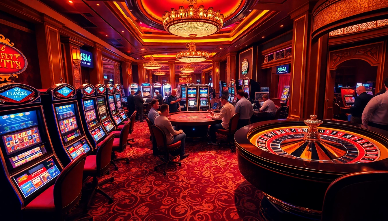 Experience thrilling gambling action at eejl33 com with excited players at a luxurious casino table.