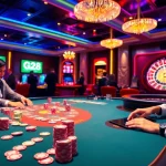 G28 online casino scene depicting vibrant gaming tables with engaged players and professional dealers.