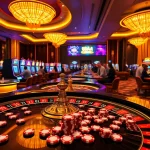 Experience thrilling gaming action at 88AA casino with engaging tables and vibrant slot machines.
