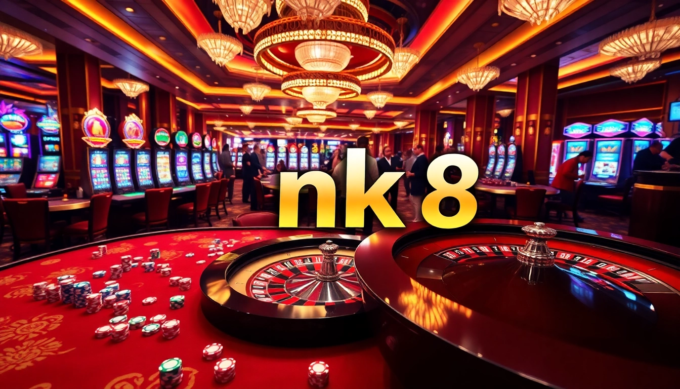 Experience high-stakes gaming at nk 88 with vibrant casino tables and exciting betting action.
