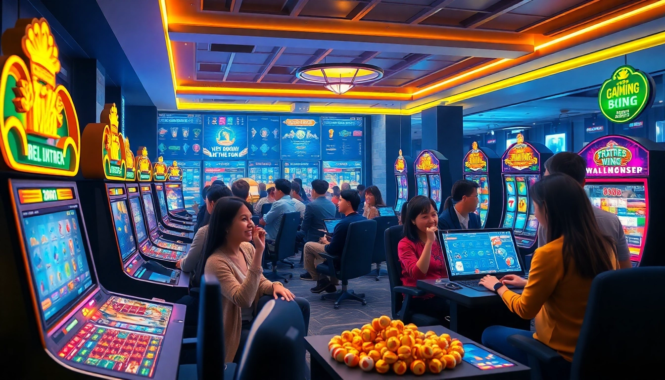 Engaged players enjoying diverse games on https://rikvipcom.io/, showcasing excitement and community.