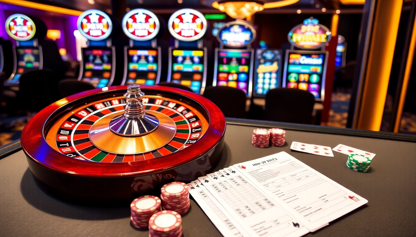 Experience the thrill of RR88 with an exciting casino atmosphere featuring roulette and poker chips.