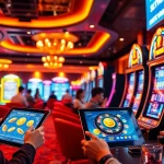 התחושו את ההתרגשות של Stake Casino עם שולחנות משחק צבעוניים וממשקים דיגיטליים מרתקים.